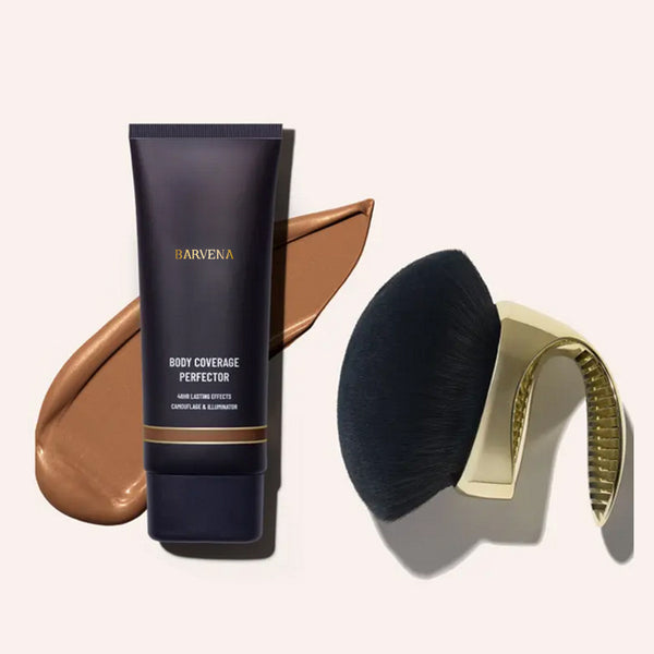 REVENE Body Coverage tube with the Blend and Buff applicator